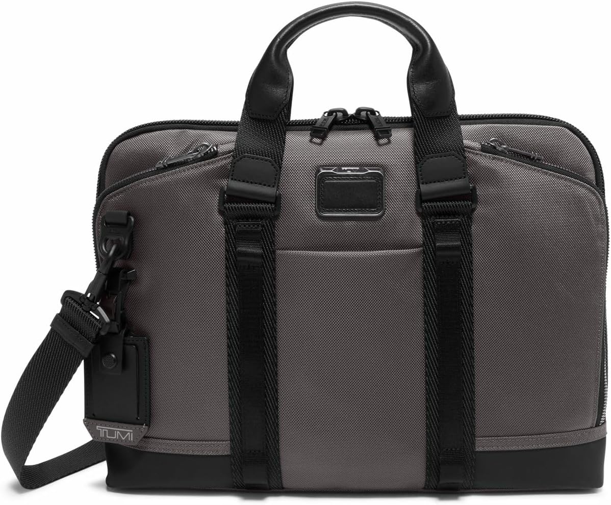 TUMI - Alpha Bravo Academy Brief - Compact Laptop Briefcase - Travel Laptop Bag - 11.8" X 15.5" X 2.0" - For 15" Laptop