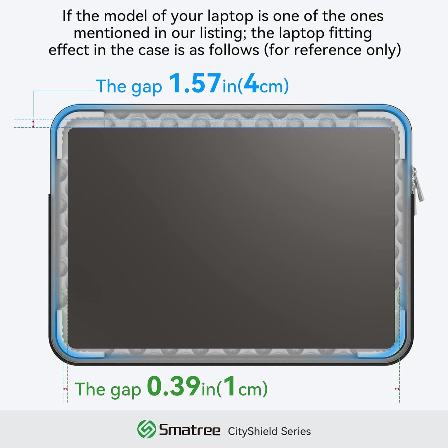 Smatree CityShield Laptop Shoulder Case for 15.6inch HP Pavilion Laptop 15/15t/15z,for ZBook Power