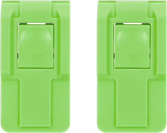 2 Pelican Lime Green Replacement Push Button Medium Air Case Latches. Fits Air Series Cases.