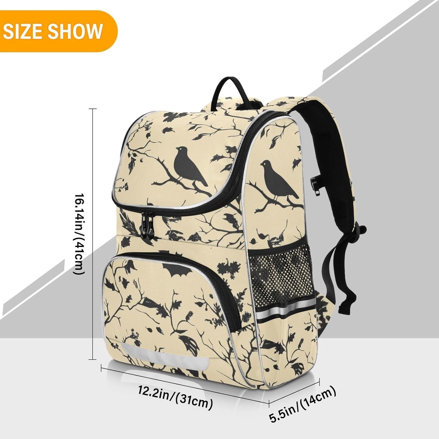 Bats Raven Gothic Cute Backpack For Girls Kids Backpack Boys Teen School Bag Bookbag Travel Daypacks