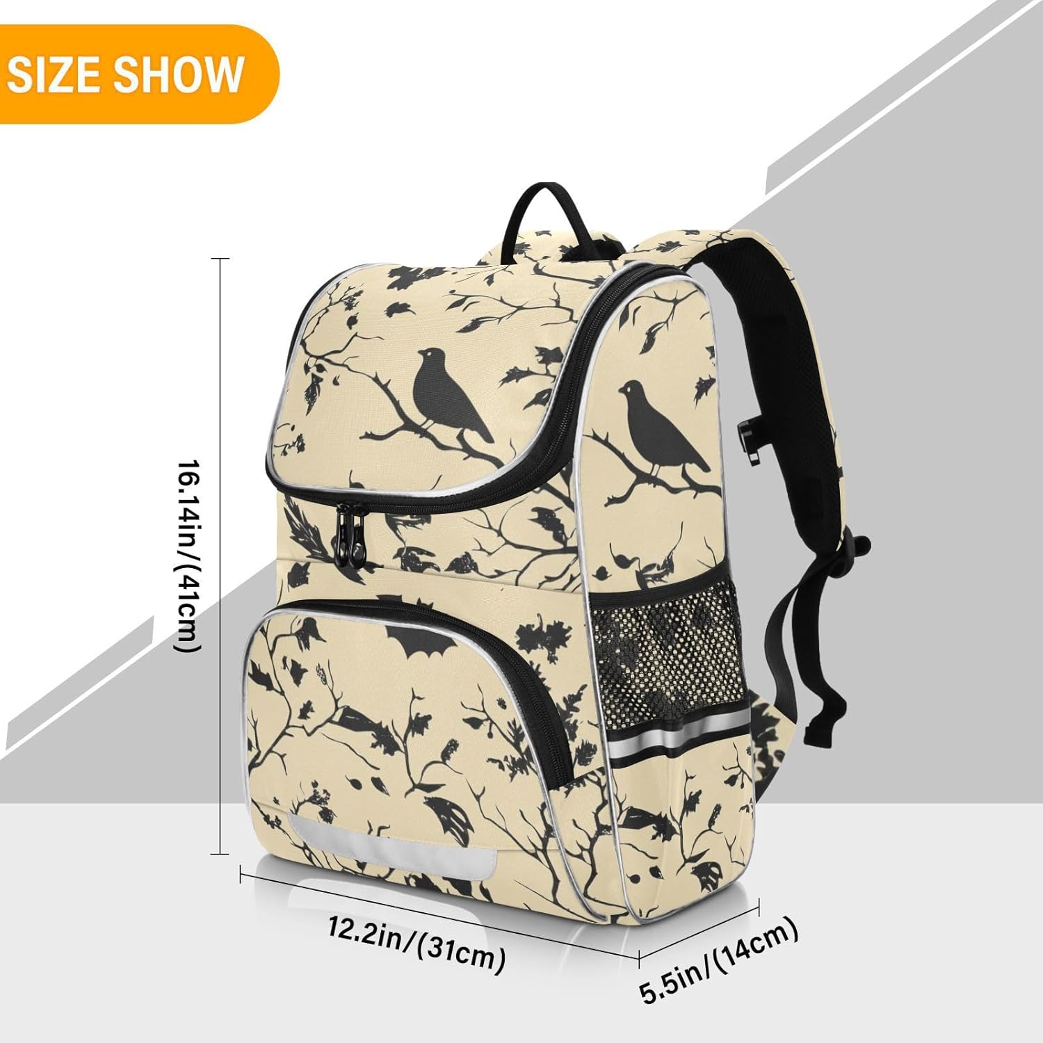 Bats Raven Gothic Cute Backpack For Girls Kids Backpack Boys Teen School Bag Bookbag Travel Daypacks