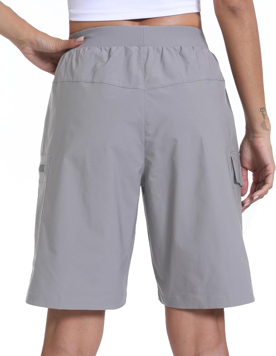 Women's Hiking Cargo Shorts Quick Dry Lightweight Shorts for Travel Athletic