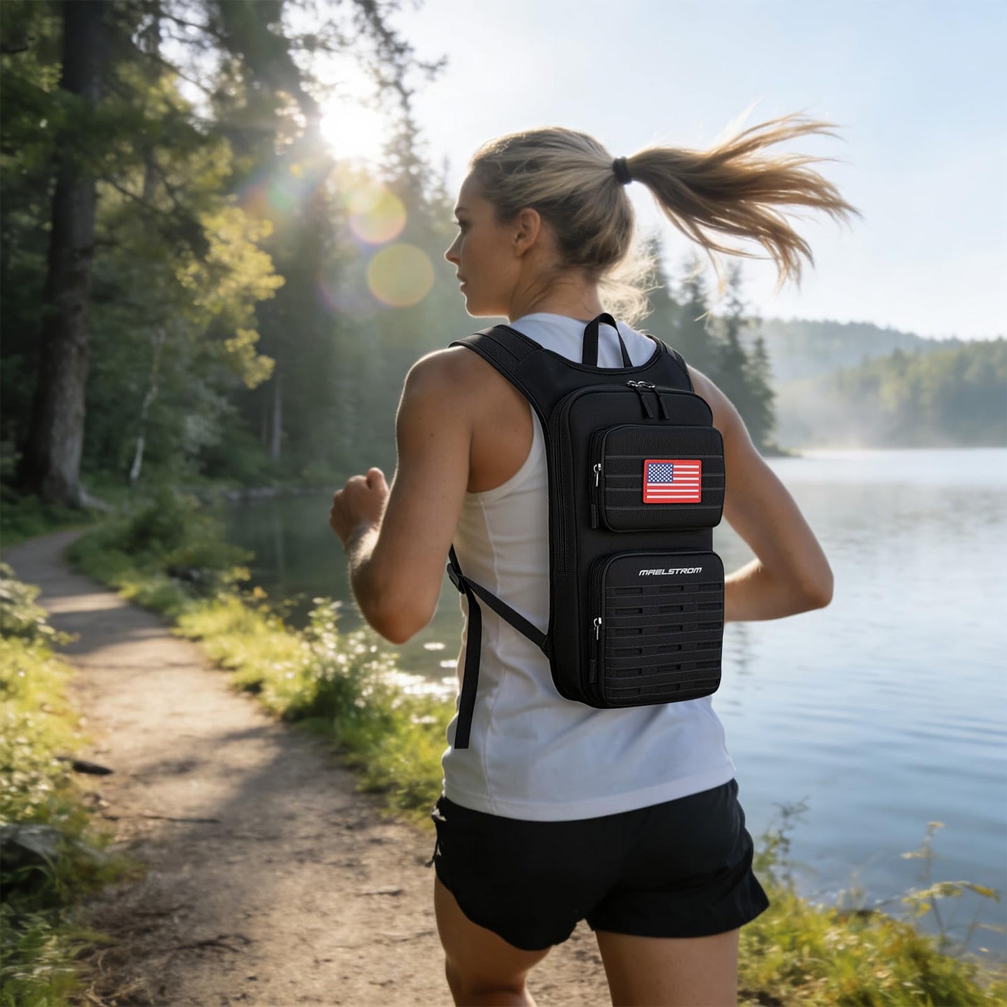 Maelstrom Tactical Hydration Backpack,Water Pack with 2L Water Bladder