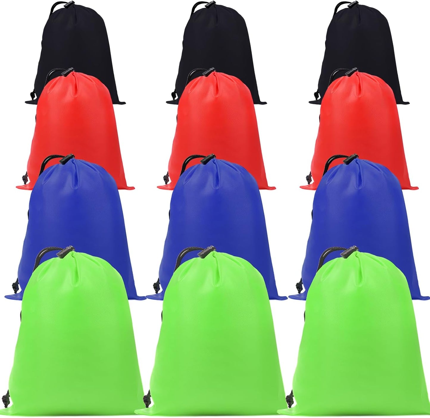 iMucci Upgrade Waterproof Drawstring Bag Sack Nylon Bag Ditty Bag for Gym Traveling, Hiking, Yoga, Shopping