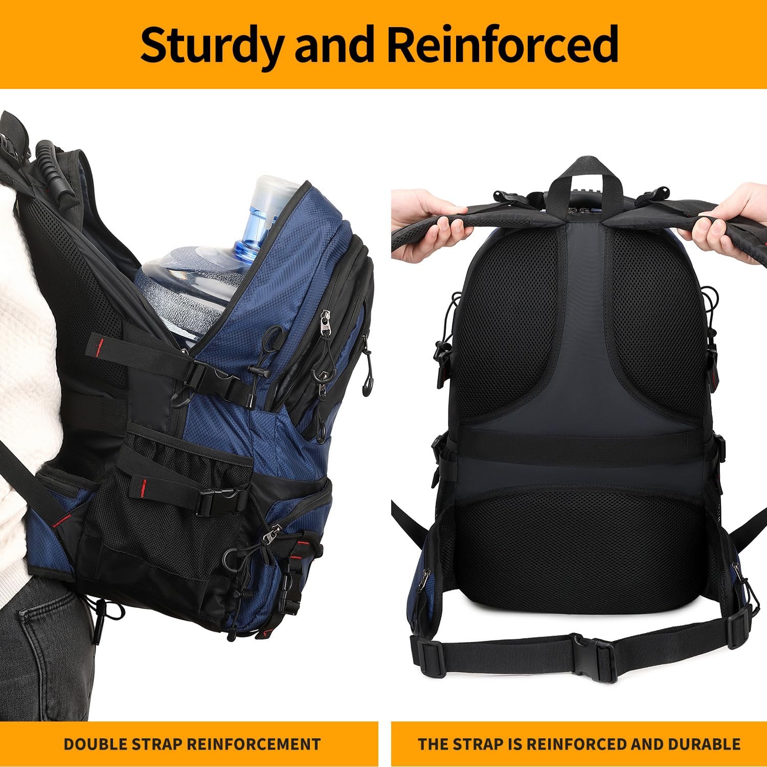 Nerlion 40L Hiking Backpack Travel Backpack for Men Women Camping Waterproof Outdoor Hiking Daypack