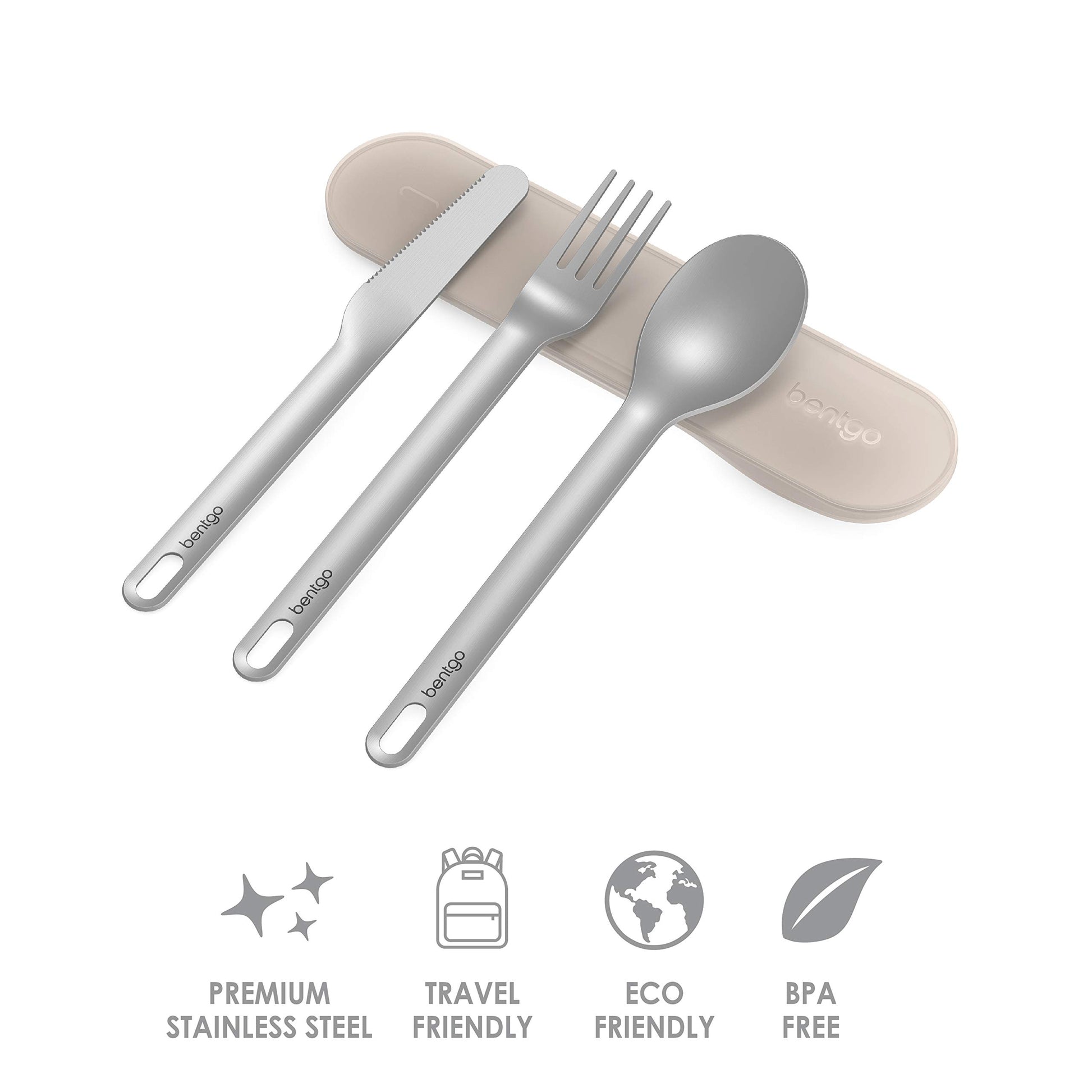 Bentgo Stainless Steel Reusable Travel Utensil Set