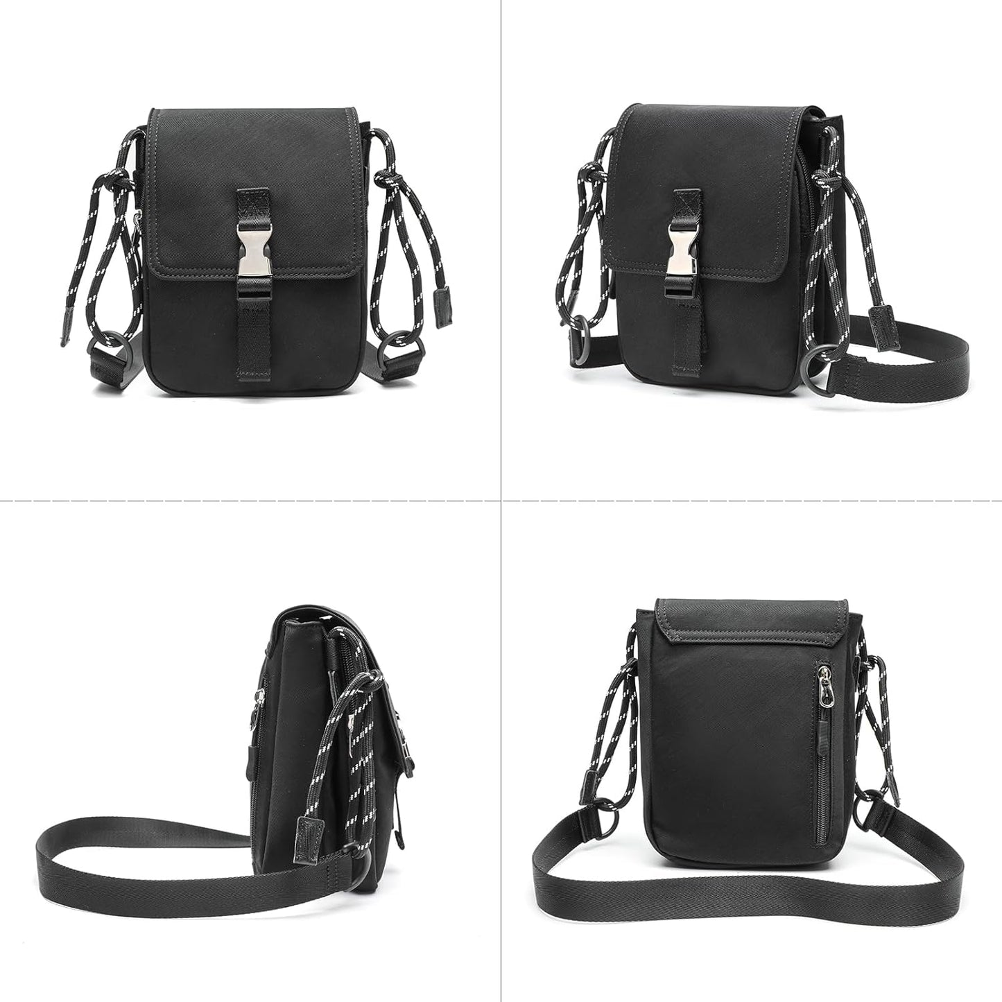 Small Messenger Crossbody bag Shoulder bag for Men Women Sling bag Purse for Work Travel