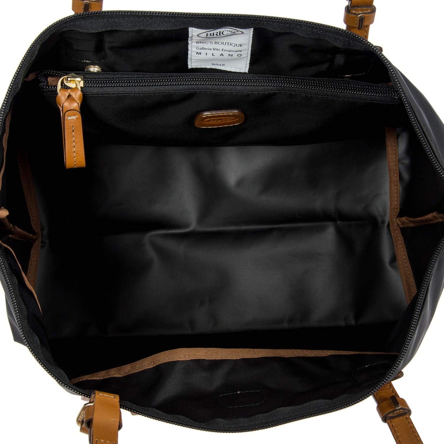 Bric's X-Collection Sportina Tote Bag – Large Water-Resistant Nylon Tote with Detachable Pouch for Travel, Work, Beach