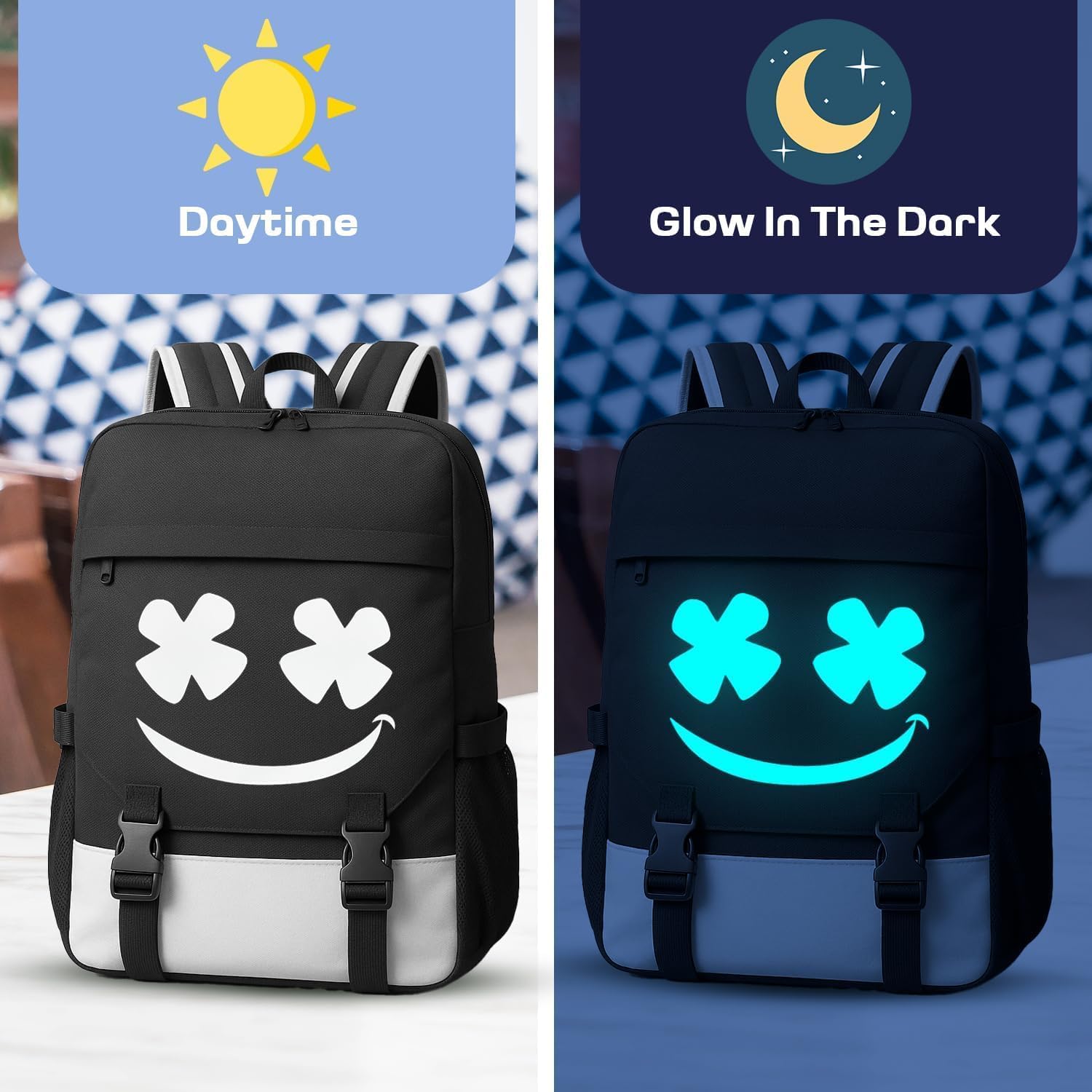 3in1 School Backpack Bookbag for Boys School Bag for Kids Children Girls Teens Elementary Middle
