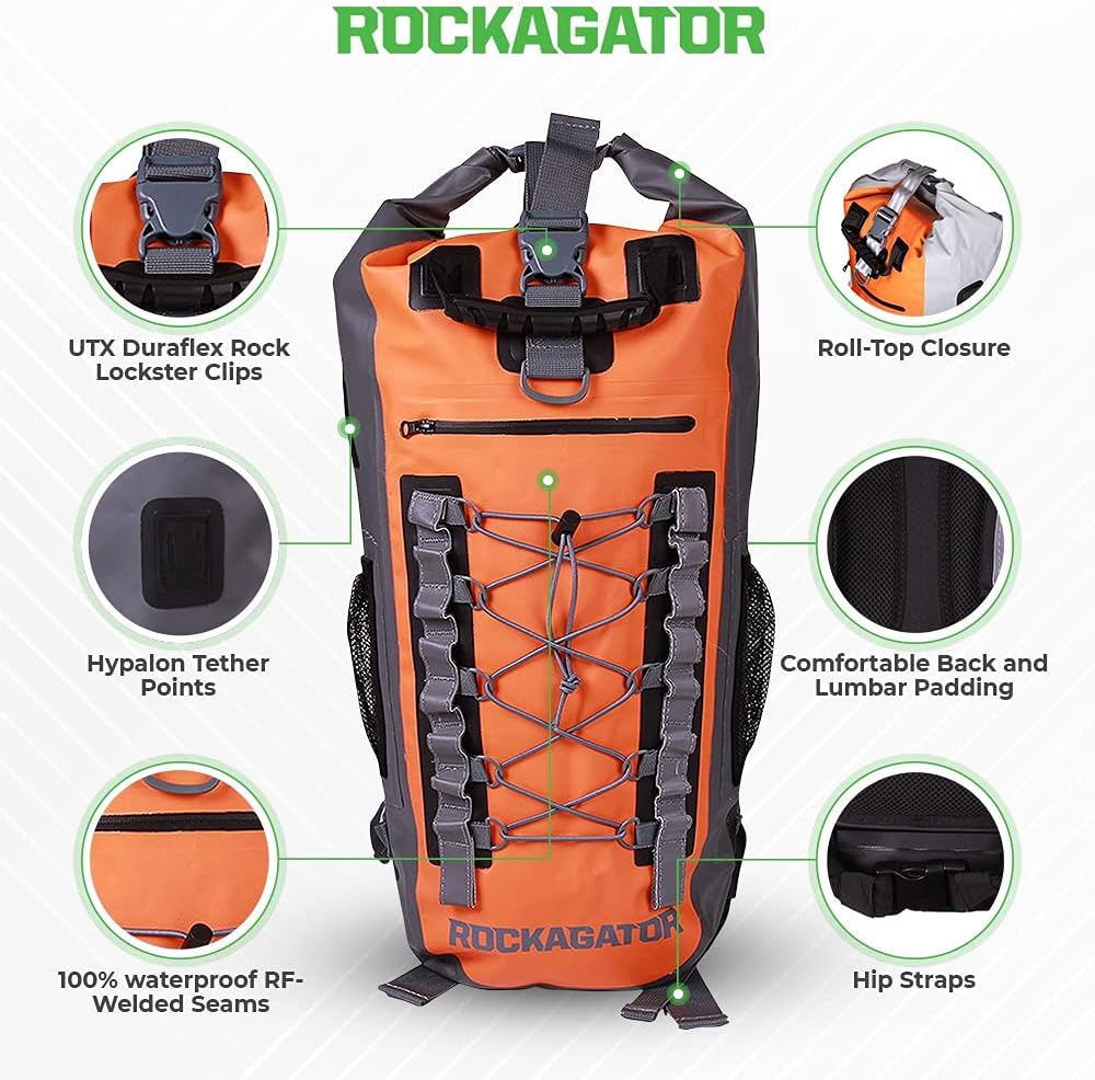 Rockagator Waterproof Backpacks - Hydric Series 40 Liter Hunting Camouflage Quick-Submersion