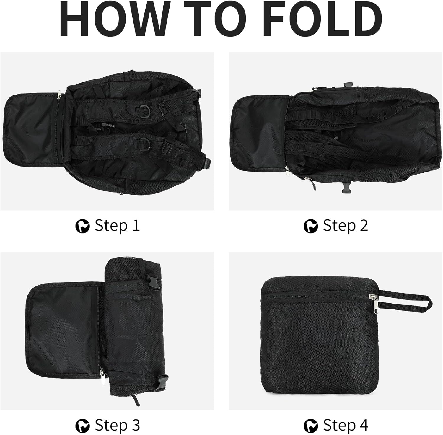 Small Hiking Backpack 15L Travel Lightweight Hiking Packable Daypack Water-Resistant Foldable