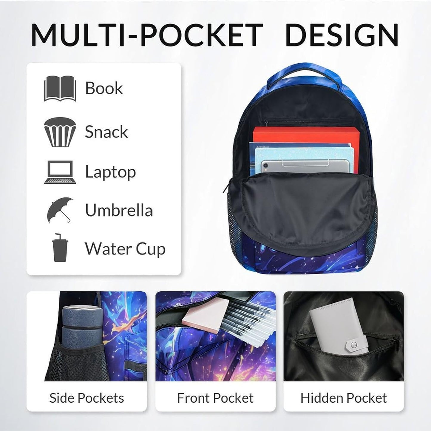 Backpack for Boys, Personalized Basketball Backpacks for Kids, Elementary School Bag for Teens, 17"