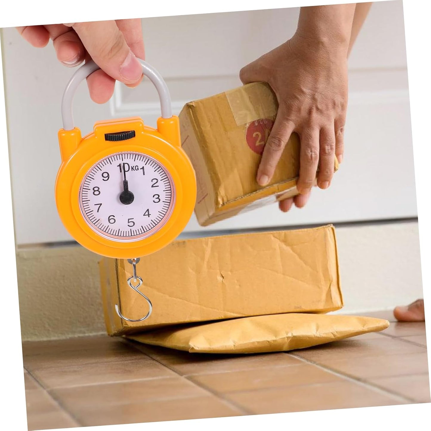Milisten Small Size Scale Mechanical Spring Scale for Luggage for Travel Accessories