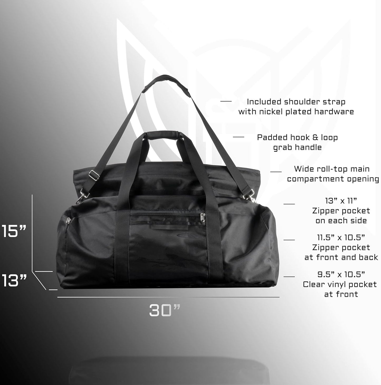 Xtreme Sight Line ~ Xecutive Transport Faraday Duffel Bag with Removable XTECH Pouch for Computer