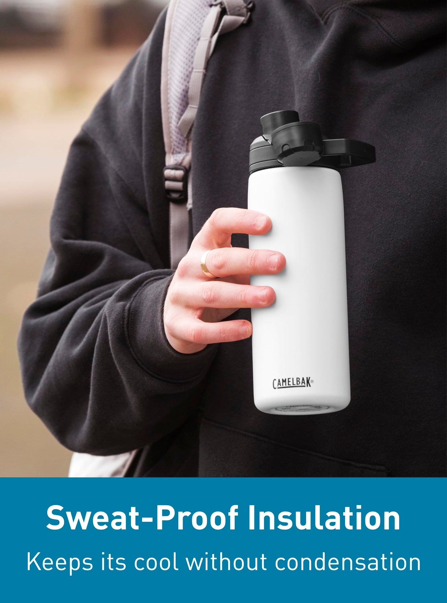 CamelBak Chute Mag Vacuum Insulated Stainless Steel Water Bottle, Magnetic Leak Resistant Cap for