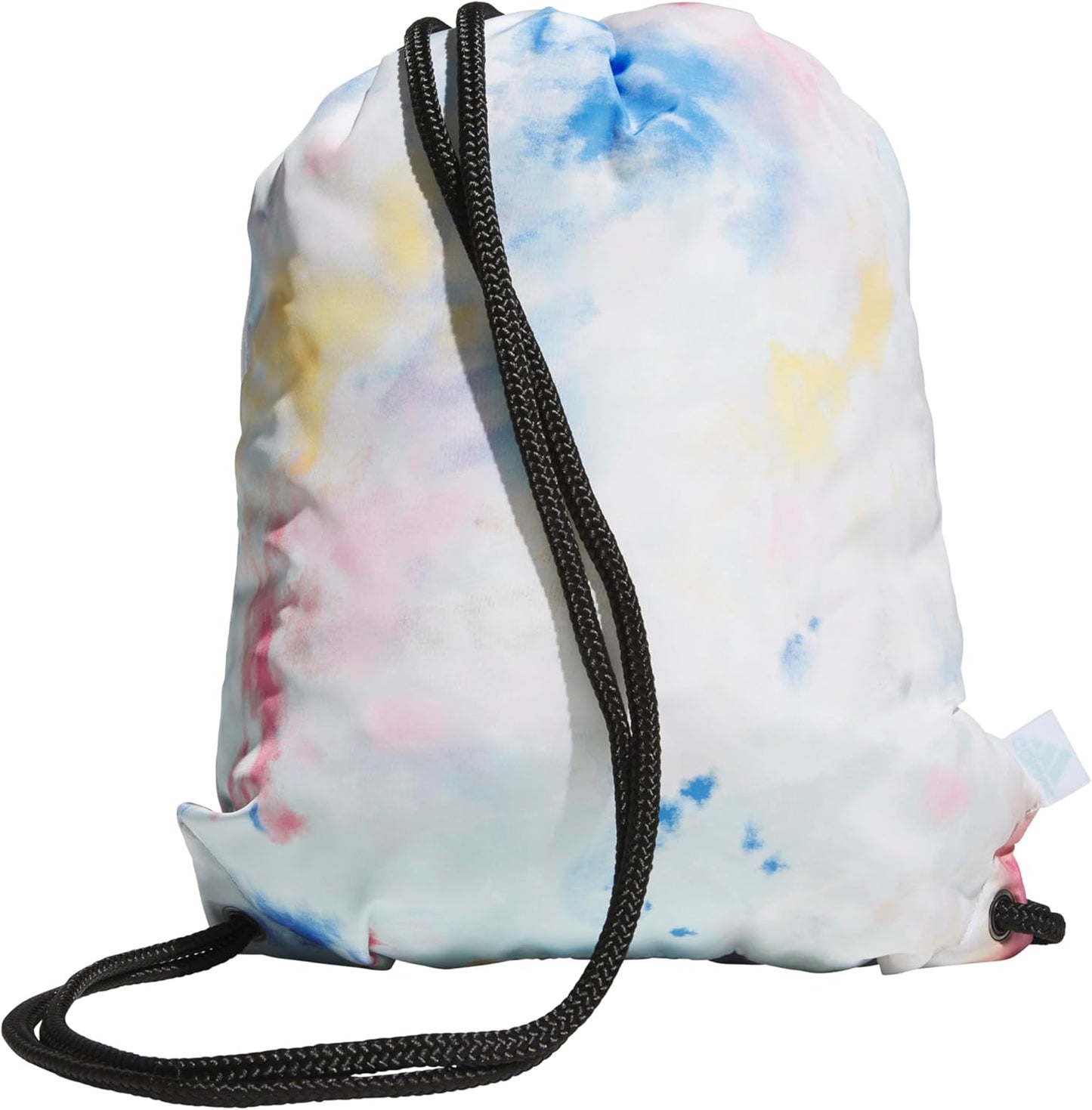 adidas Ready Sackpack – Drawstring Backpack Lightweight Small Gym Bag, Tie Dye Wash Halo Mint
