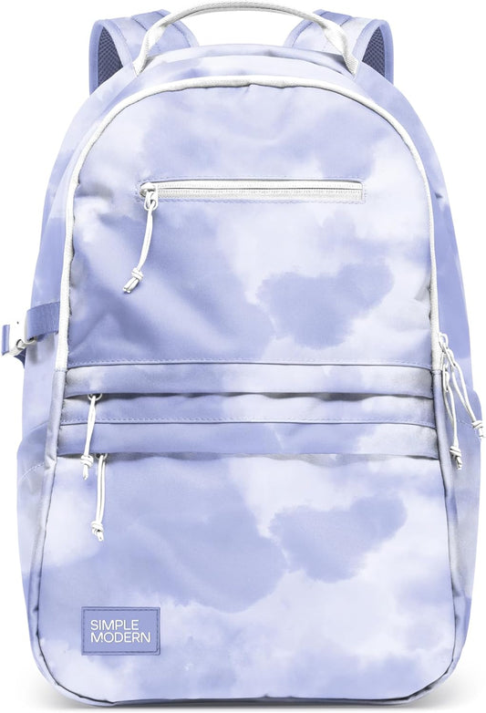 Simple Modern Ellis Backpack for School | Medium 20L Elementary Middle and High School Bookbag for Kids and Teens | Girls and Boys | Purple Tie Dye