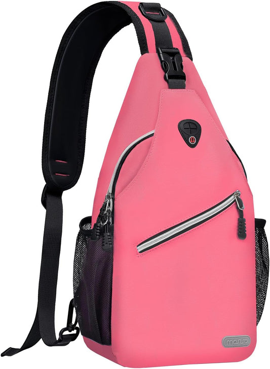 MOSISO Sling Backpack, Multipurpose Crossbody Shoulder Bag Travel Hiking Daypack