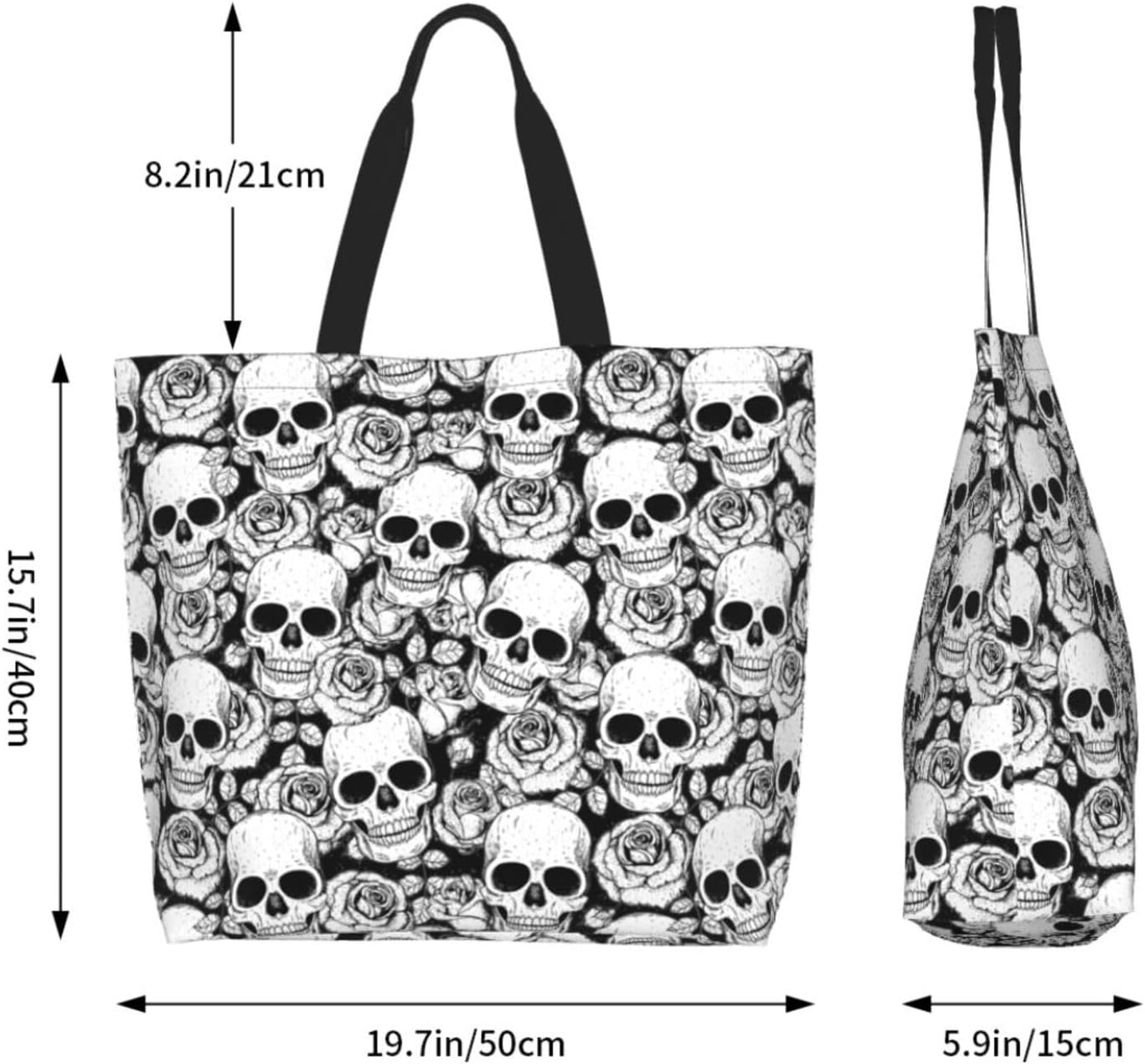 Tote Bag Beach Bag for Women Reusable Grocery Large Shopping Shoulder Bag Travel Handbag