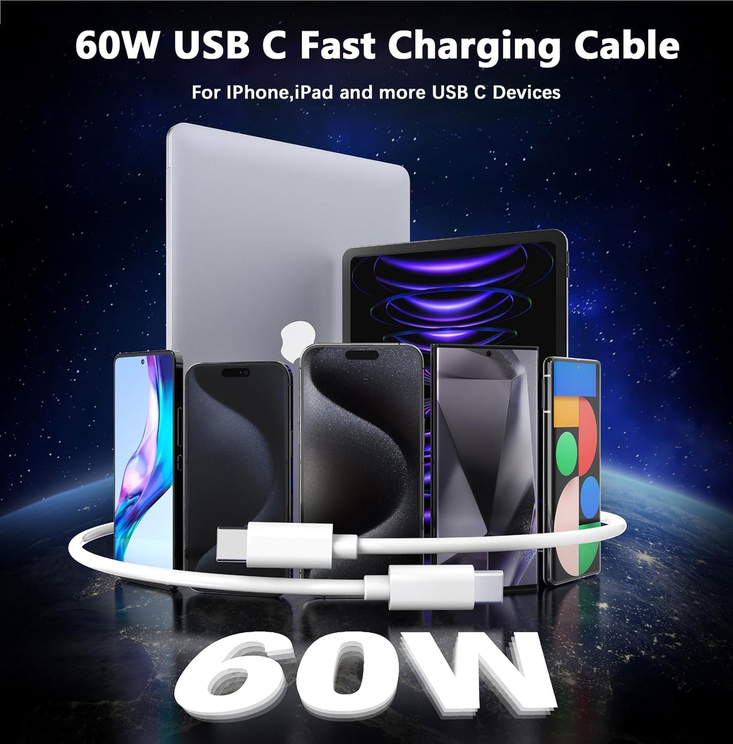 Charger for iPhone 17 16 15,Fast Dual Port USB C Charger Block,Double Type C Apple Wall Power Adapter Plug,10FT Quick USB C to C Charging Cable for iPhone 17/17 ProMax/17 Air/16 Pro/16e/15 Pro/15 Plus