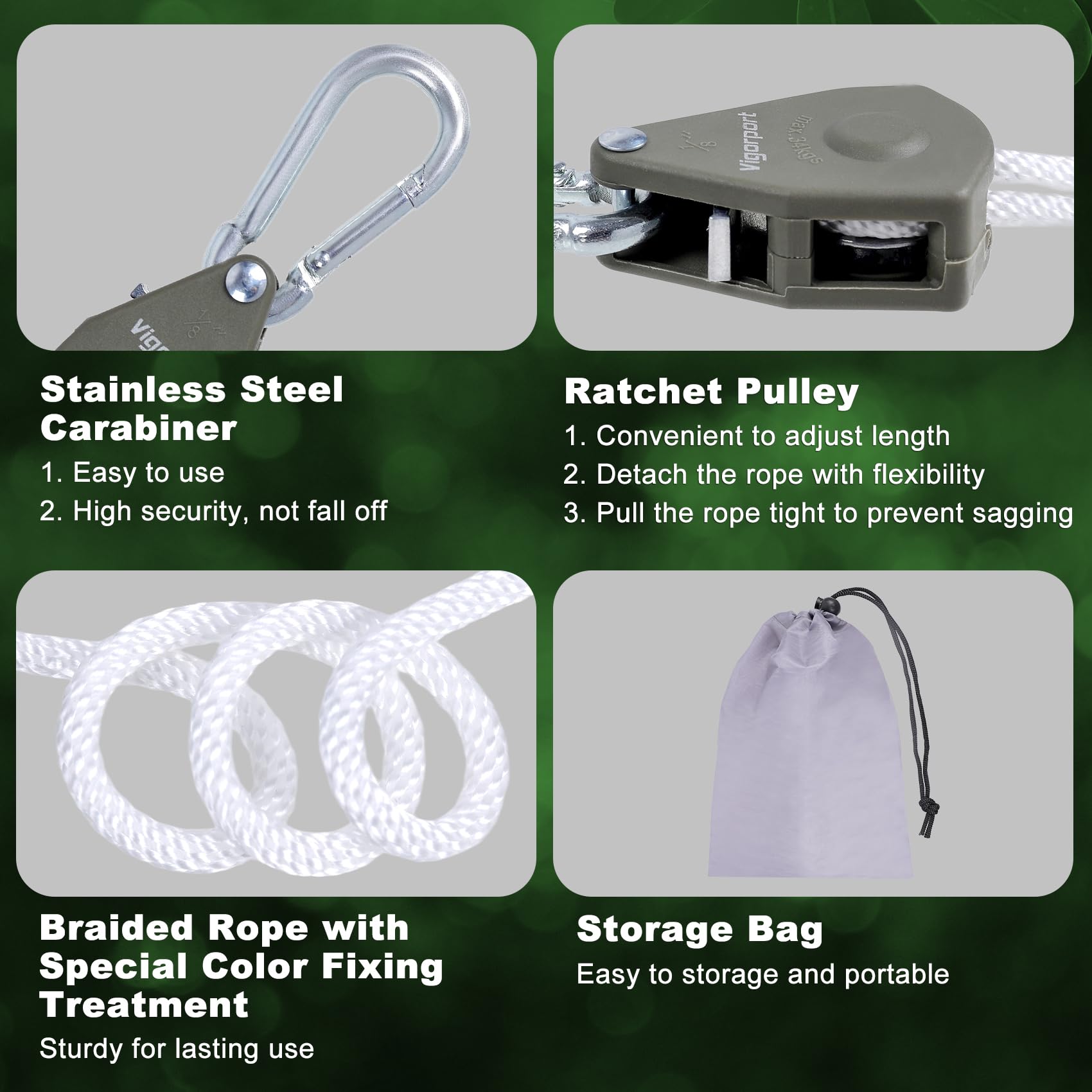 Vigorport Retractable Travel Clothesline, Portable Clothes Laundry Line