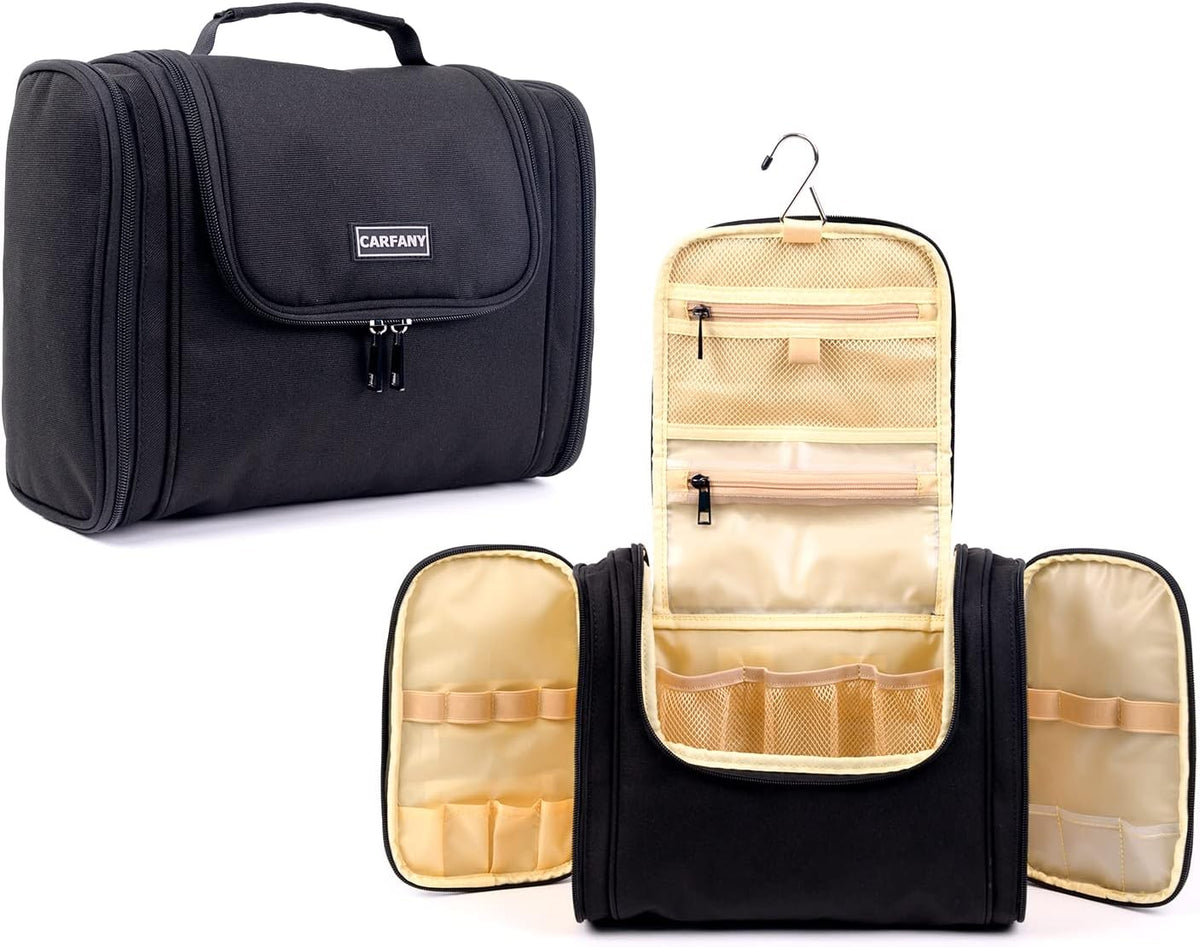 Hanging Toiletry Bag For Women And Men Large Travel Cosmetic Makeup Bags Organizer Water Resistant