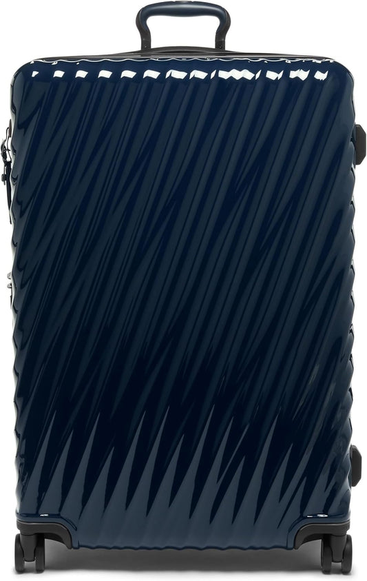TUMI - 19 Degree Extended Trip Expandable 4 Wheel Packing Case - Durable Hard Shell Zipper Expansion Checked Bag - Suitcase - Navy