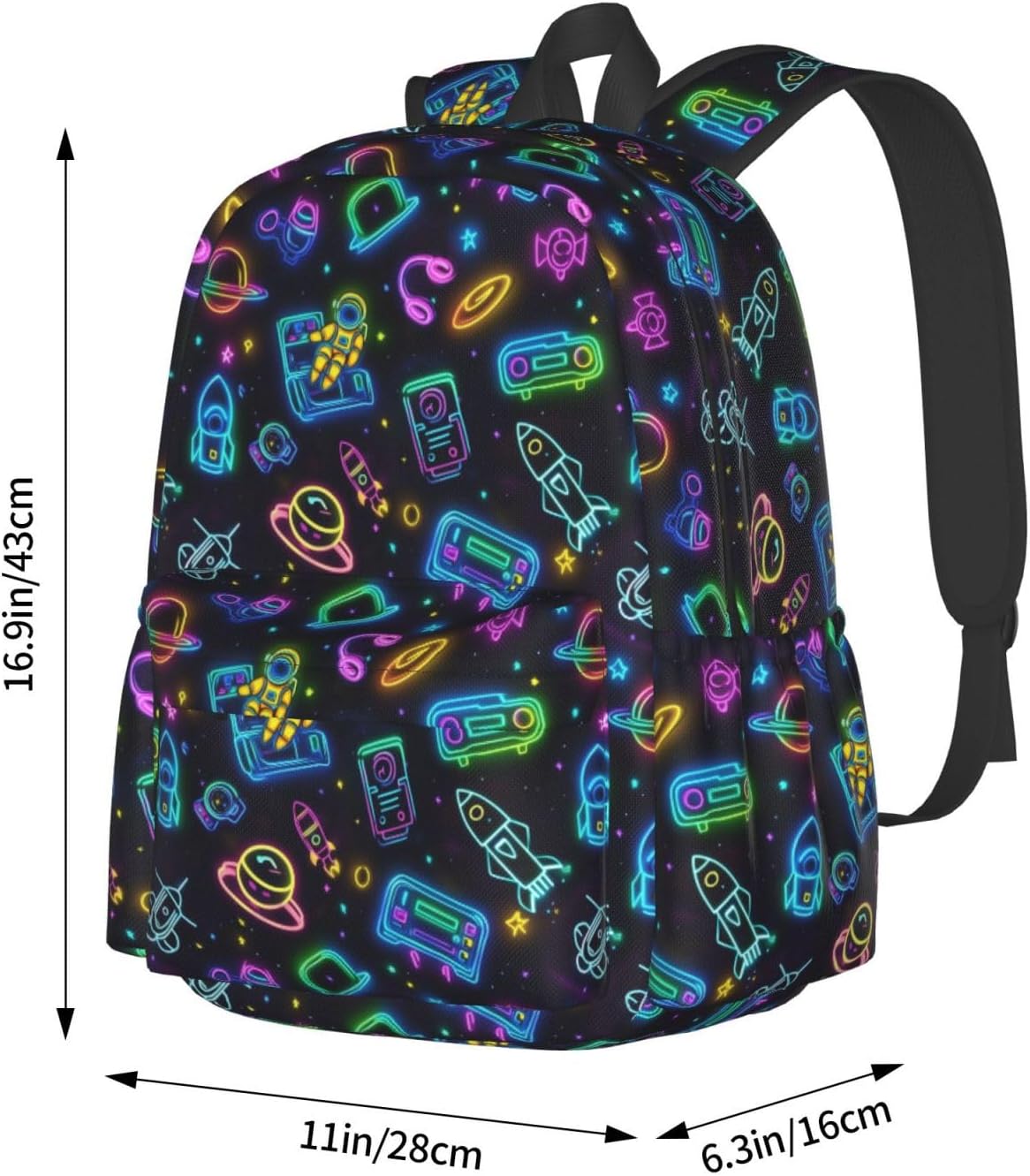 Game Backpack School Bag Lightweight Bookbag Laptop Travel Daypack For Kids Girls Boys Teens