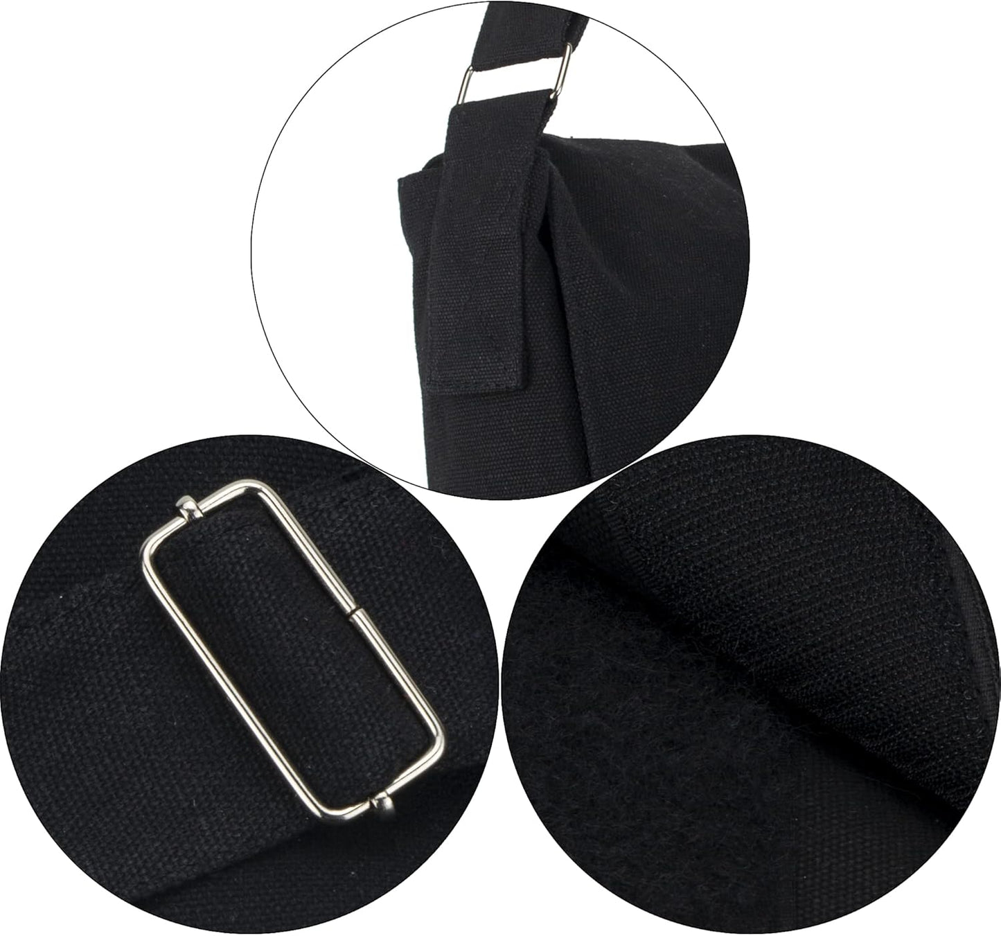 Canvas Messenger Bag Cross Body Bag Shoulder Bag Simple Design Thick and Sturdy