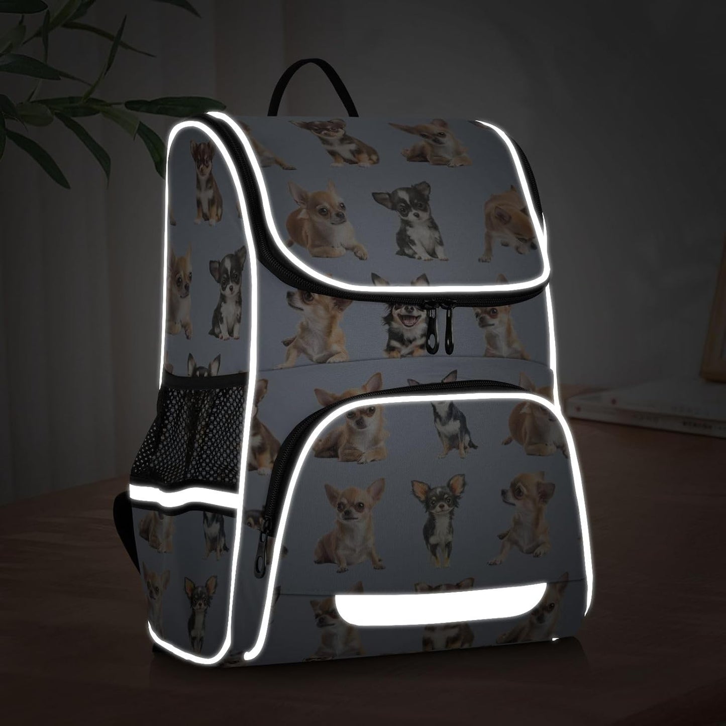Chihuahua Dog Cute Backpack For Girls Kids Backpack Boys Teen School Bag Bookbag Travel Daypacks