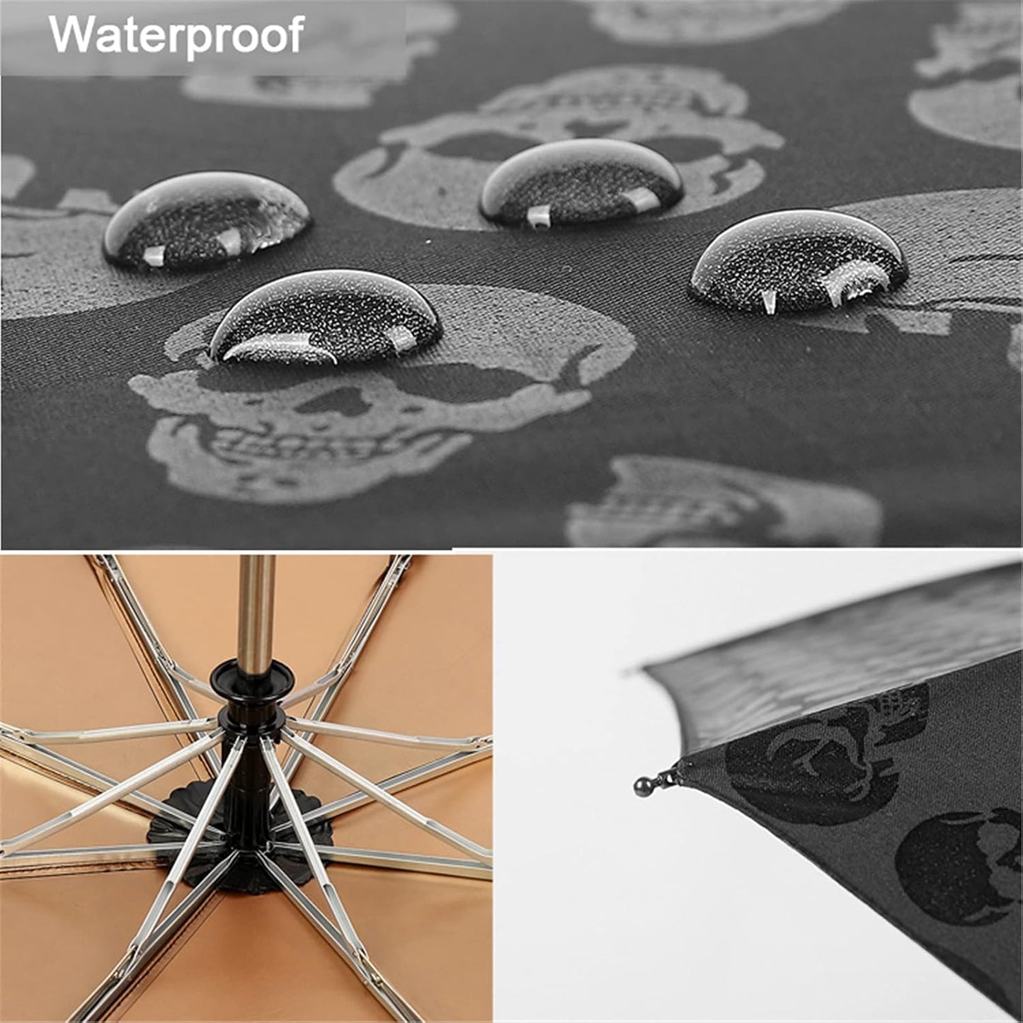 Sun Umbrella UV protection UPF 50+ Compact Portable travel Parasol Auto Open Close Windproof and Waterproof Folding Sun and Rain Small Umbrella For Walking