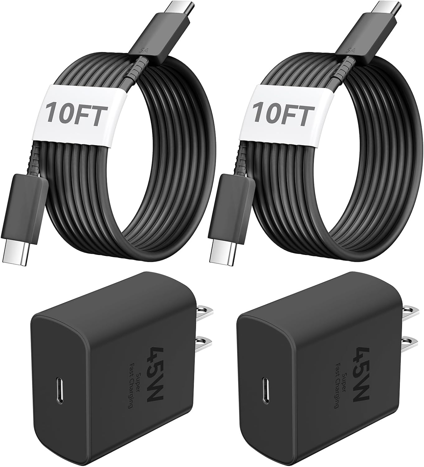 iPhone 17 16 15 Charger Fast Charging PD 45W, 10 FT USB C Cable iPhone 17/16/15 Pro max Charging
