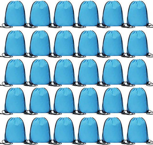 Bulk Drawstring Bags, Polyester Draw String Bags, Gym Sports Cinch Bag Drawstring Backpack for Women Men