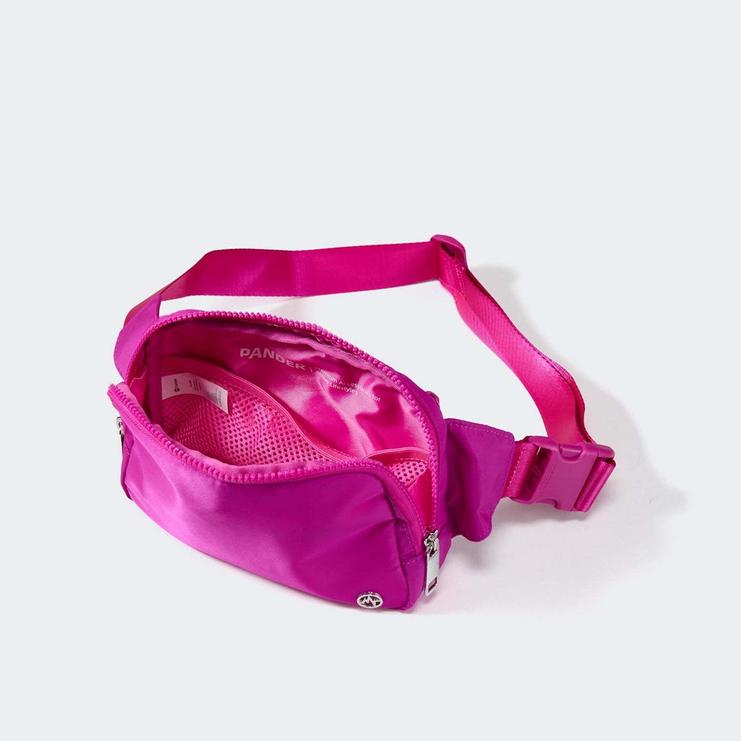 Pander Belt Bag Large 2L, Nylon Fanny Pack Purse for Women and Men with Adjustable Strap