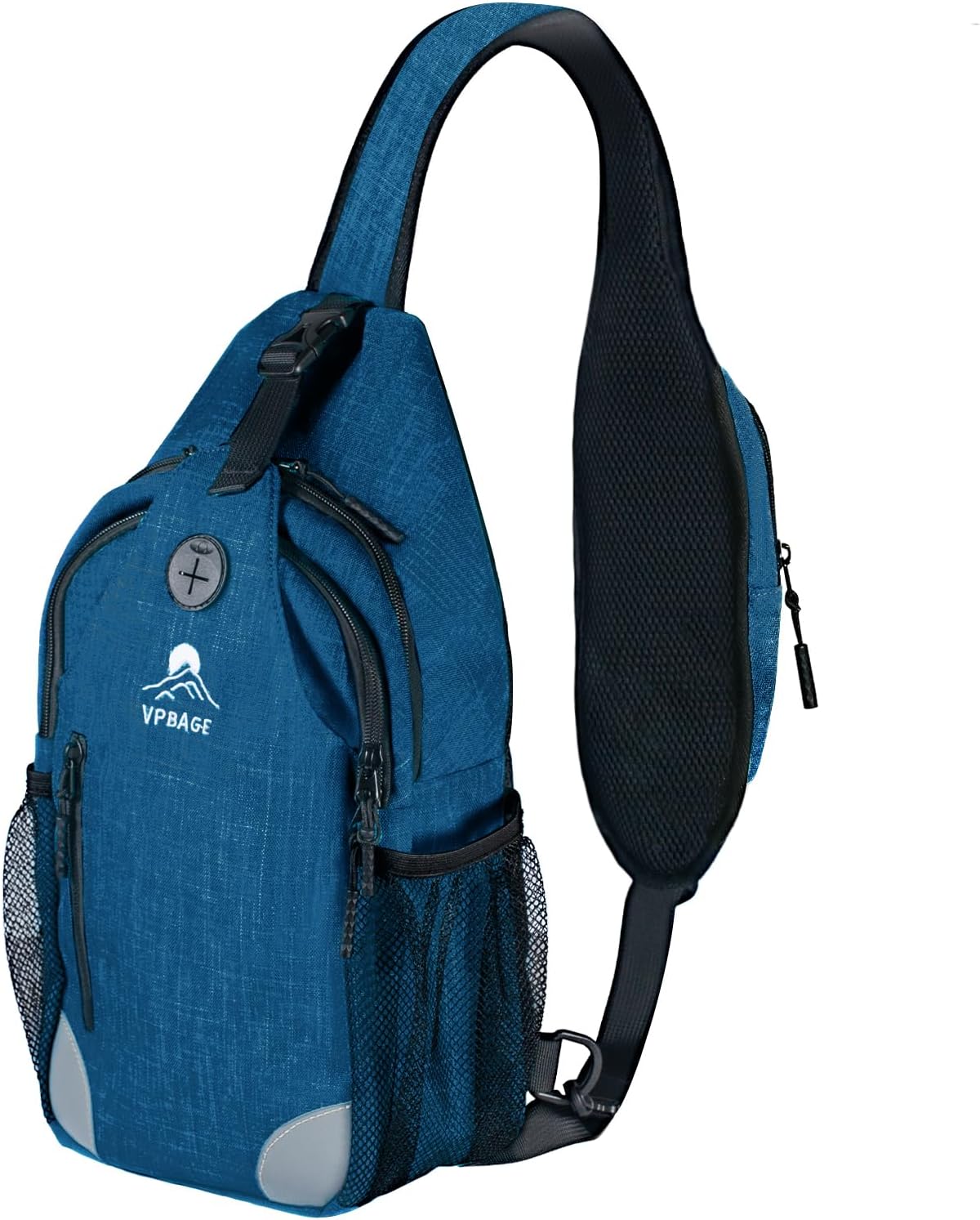 Sling Bag, Crossbody Bag for Men, Cross Body Hiking Backpack, Travel Daypack, Chest Pack with Chest Phone Holder