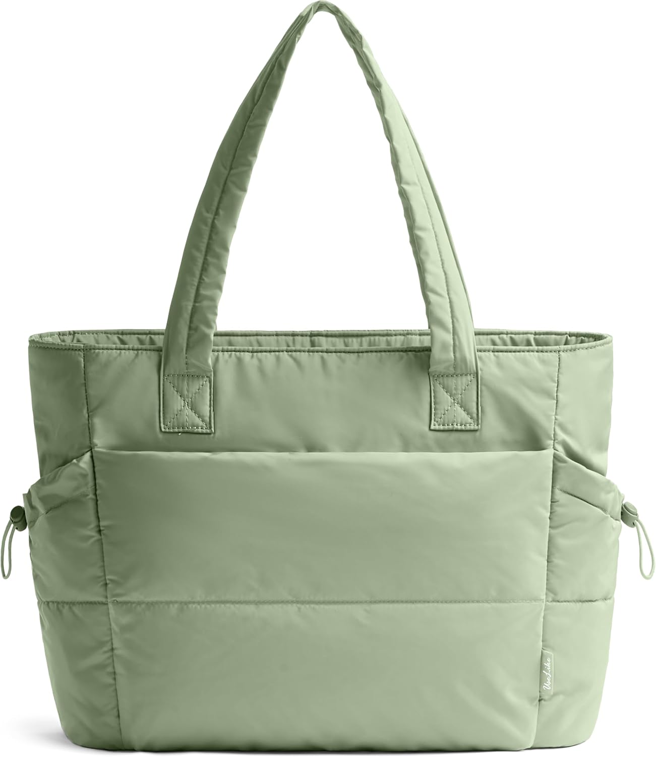 Tote Bag for Women Puffy Work Bags for Women with Zipper Lightweight Quilted Puffer Tote Bag for Travel, Teacher, Nurse