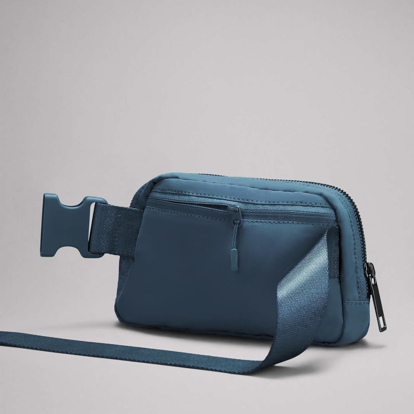 Mini Crossbody Belt Bag - Waterproof Fanny Pack for Women, Fashionable Running Belt Pouch in Navy Blue