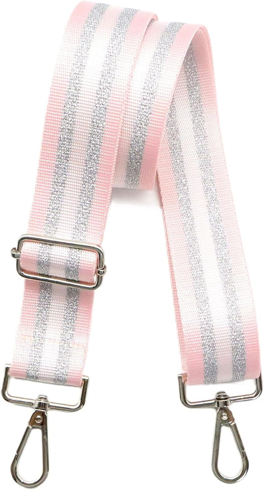 Adjustable Purse Strap - 1.5" Wide Handbags, Camera, Guitar, Phone & Crossbody Bag Replacement Shoulder Straps(Silver Hardware)