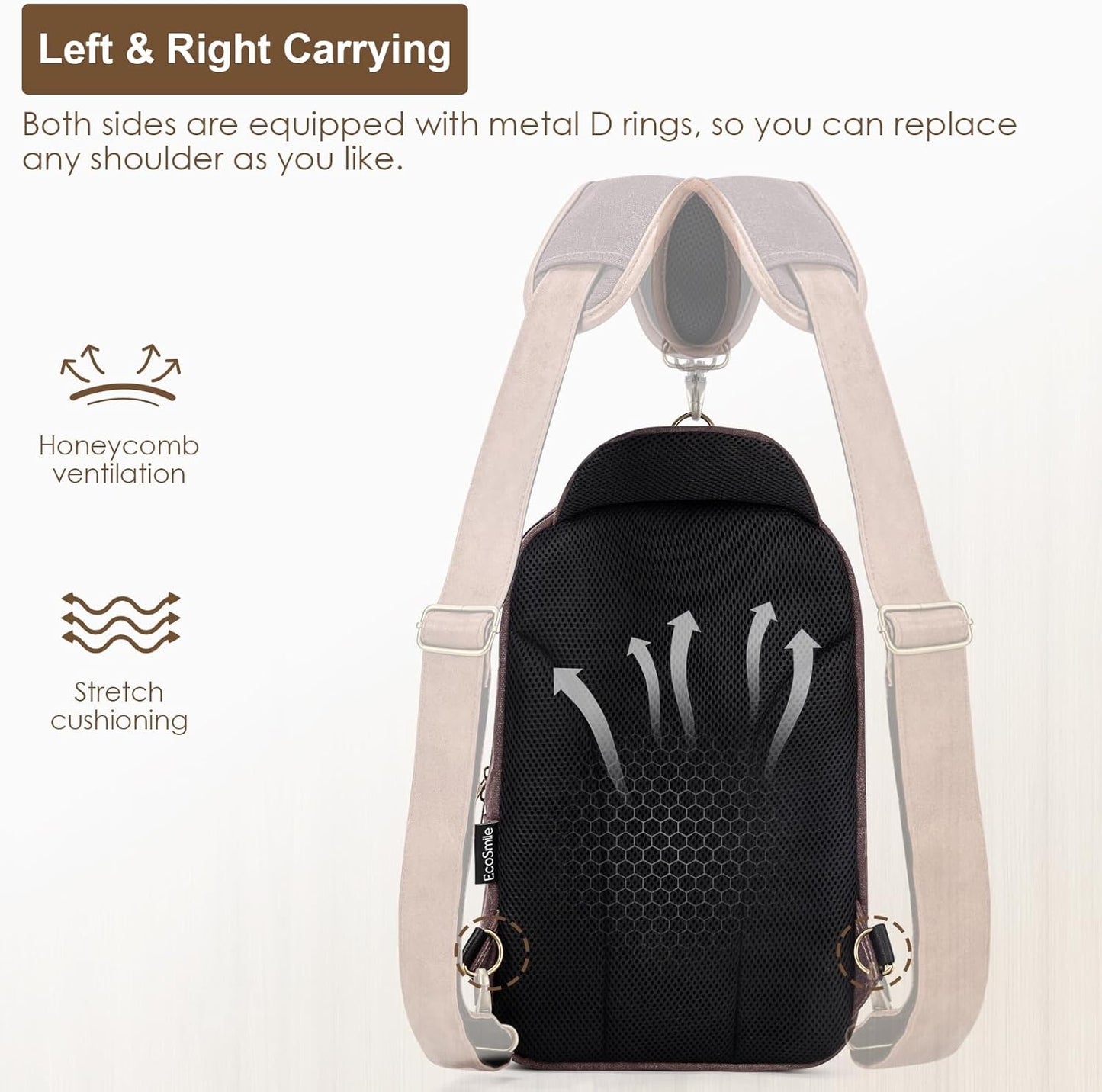 Canvas Messenger Bag Sling Bag Crossbody Shoulder Bag for Men Women Travel Work Satchel Bags