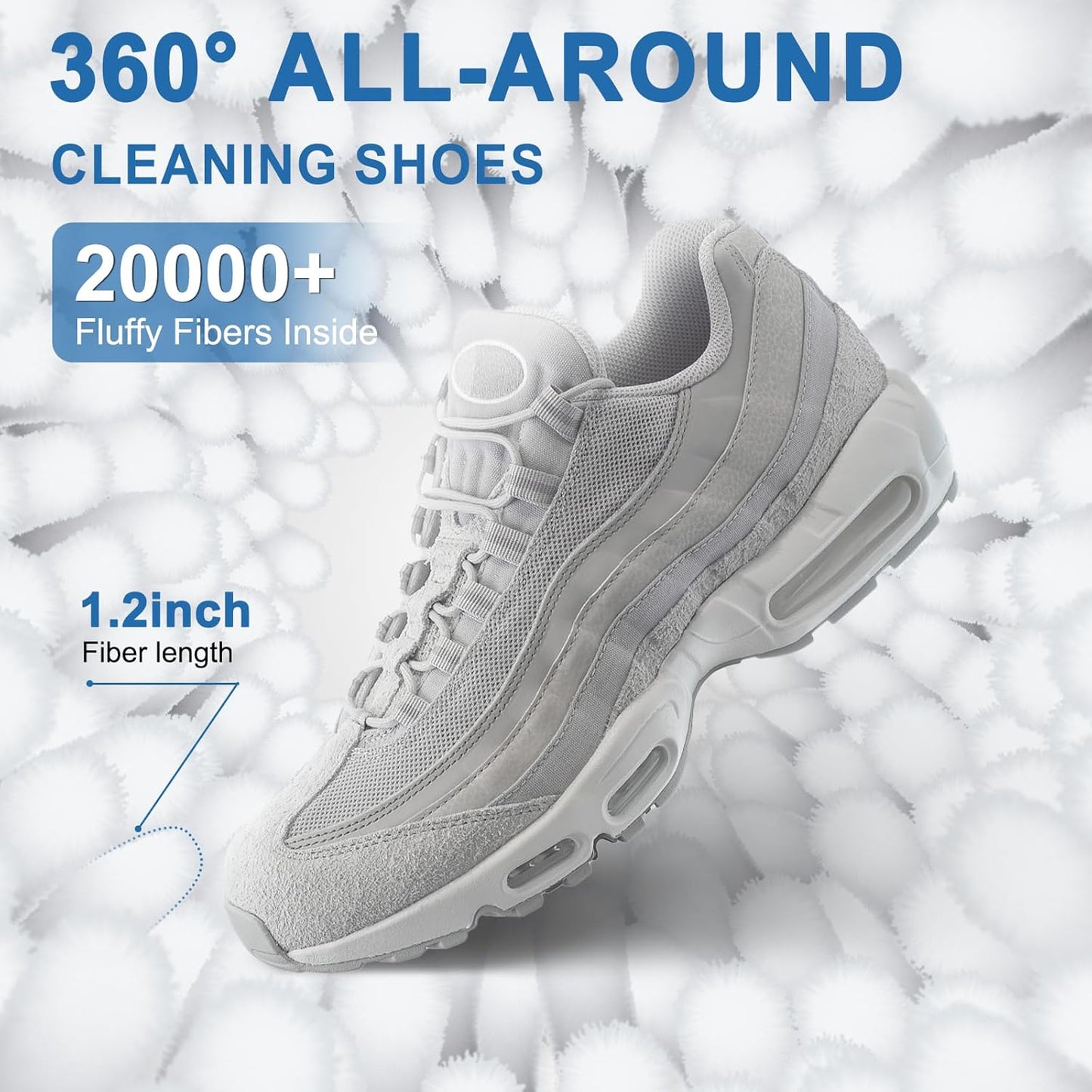 Shoe Washing Machine Bag,Shoe Laundry Bags for Sneakers, Reusable Shoe Cleaning Bag for All Shoe