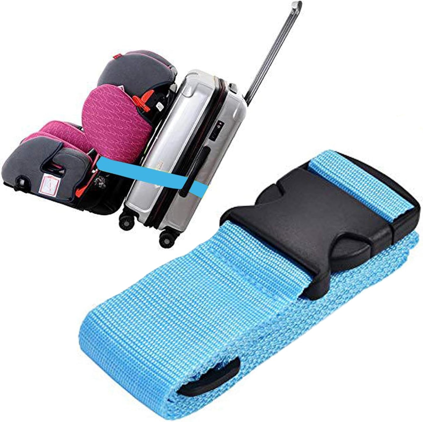 Suitcase Belts, Adjustable Luggage Straps, The Belt to Keep Your Suitcase Secure While Traveling, Premium Accessory for Travel Accessories