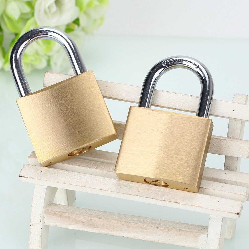 ABRAFOX Solid Brass Same Keyed Padlock Keyed Alike locks-40mm-3pack