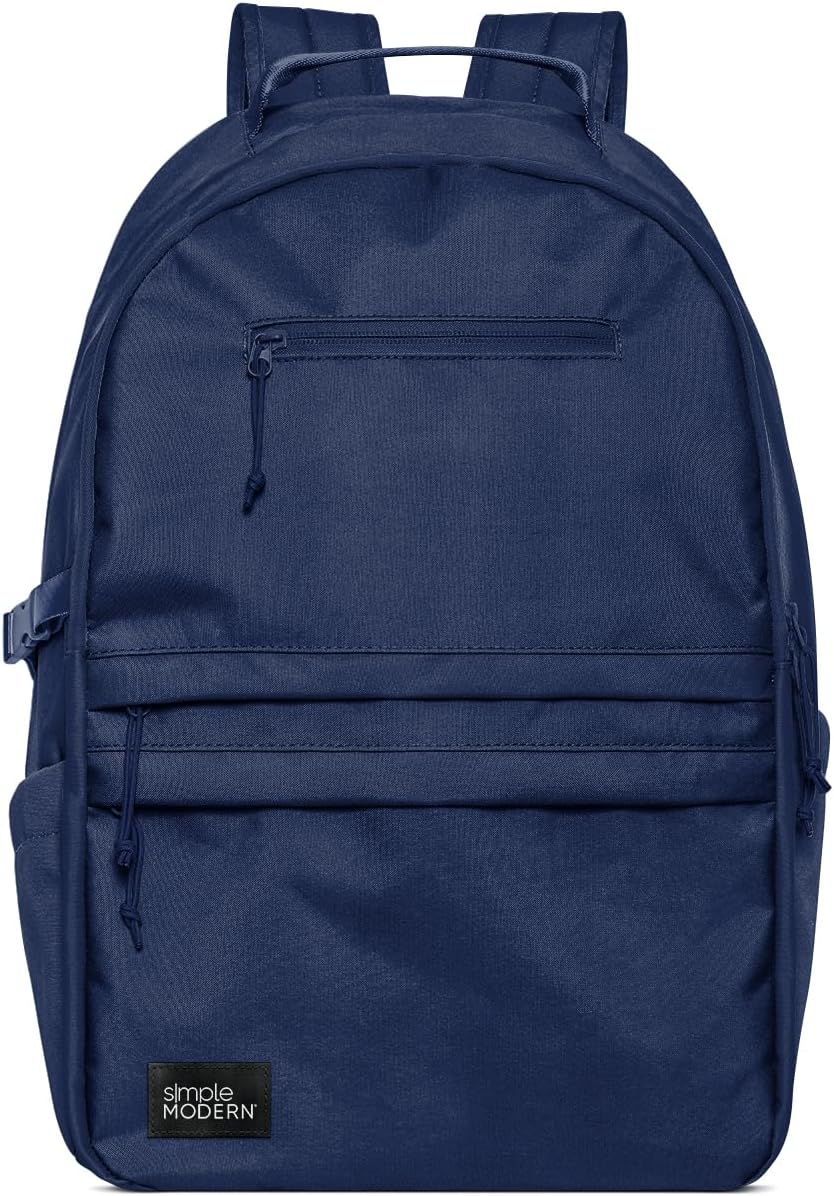 Simple Modern Ellis Backpack for School | Elementary Middle and High School Bookbag for Kids and Teens | Girls and Boys | Navy
