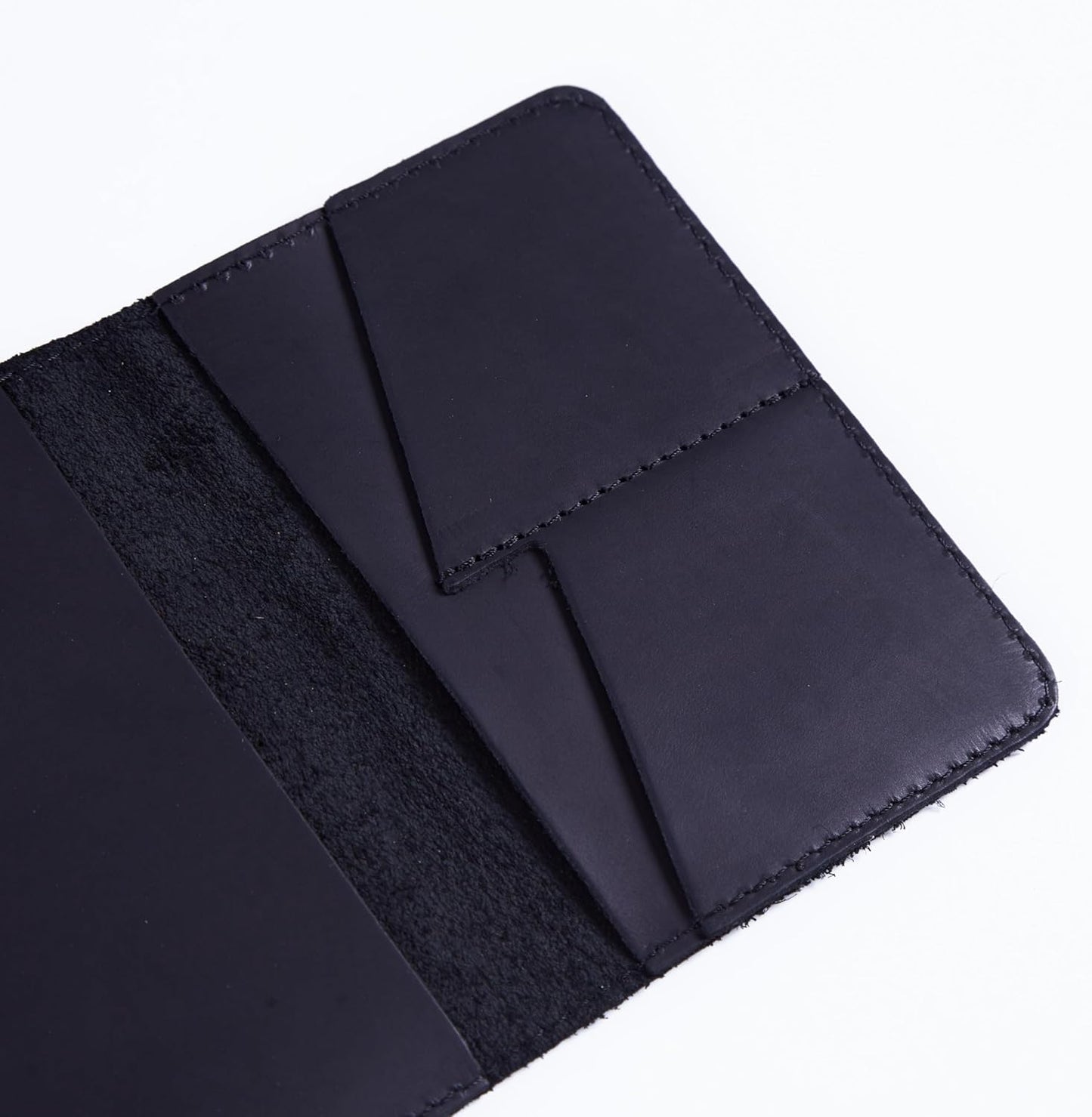 INCARNE US Passport Cover Clear - Travel Passport Wallet - Leather Passport Holder for Men Women Family with Card Slots & Note Compartmen - Sleeve Protector - Genuine Leather - Vintage Black