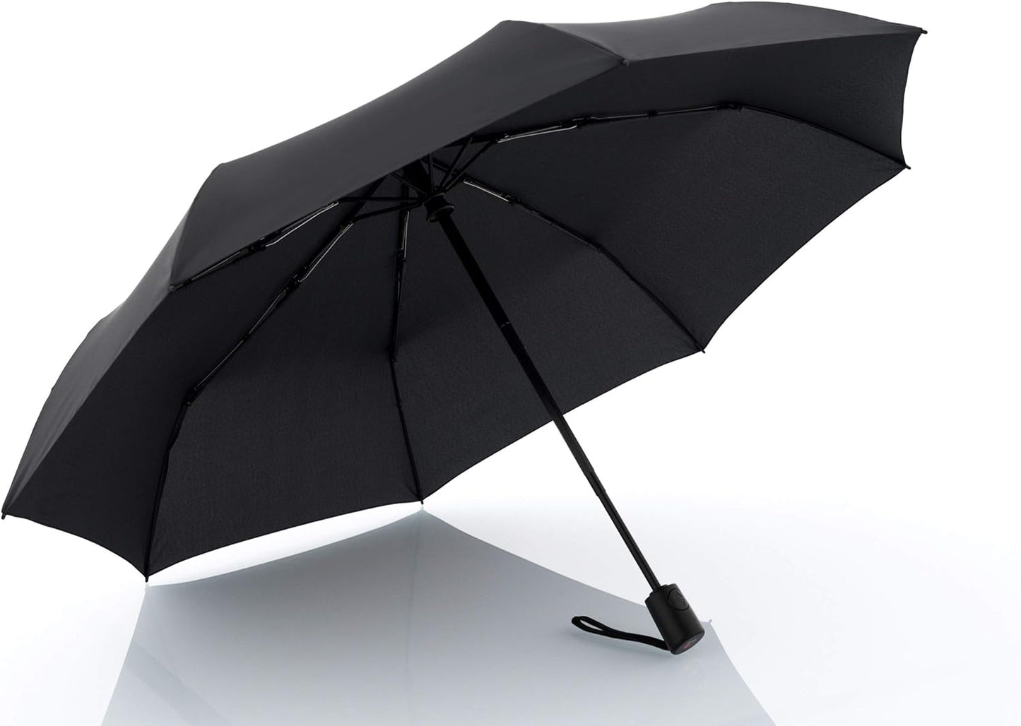 Knirps A.200 Medium Duomatic Windproof Umbrella for Adults – Automatic Open Close 38.5" Canopy, Travel Case Included