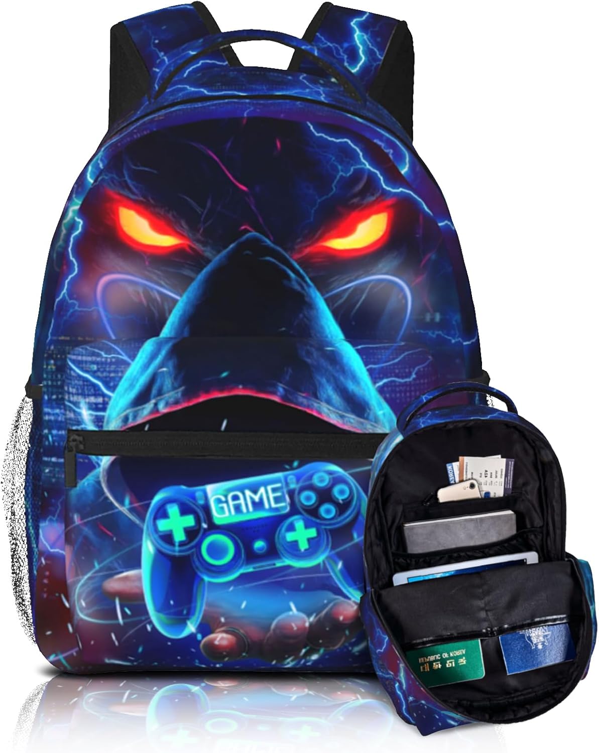 Boys Backpack for Kids School Game Boy Backpacks for Children Teens Elementary Middle School Boys Backpacks Ages 8-16 Gaming Waterproof Lightweight Backpack