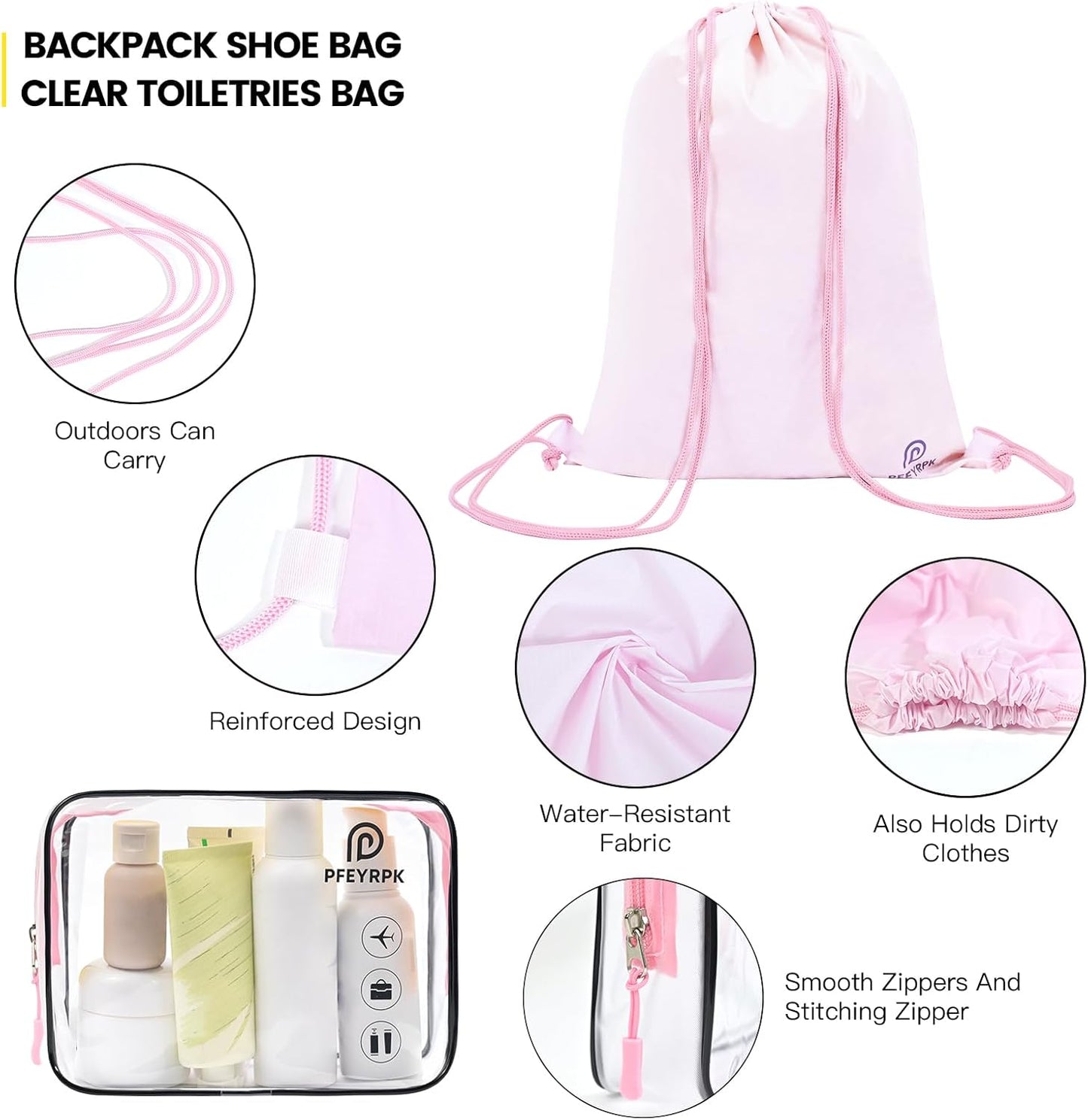 Lightweight Compression Packing Cubes for Suitcases, Compressible Expandable Travel Packing