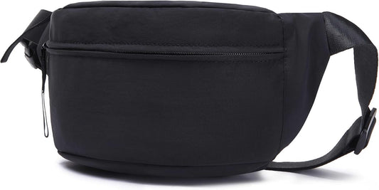 Women Sling Bags Girl Fanny Pack Crossbody Handbag Men Shoulder Bag Unisex Classic Nylon Waist Packs Purse Hiking Chest Bag, Easy Carry Any Phone,Wallet