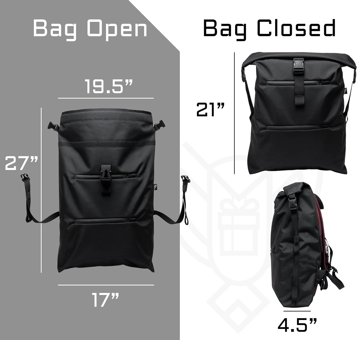 Xtreme Sight Line ~ AQUA RT ~ Large Water-Proof Faraday Backpack for Laptops, Tablets, and Mid-Size