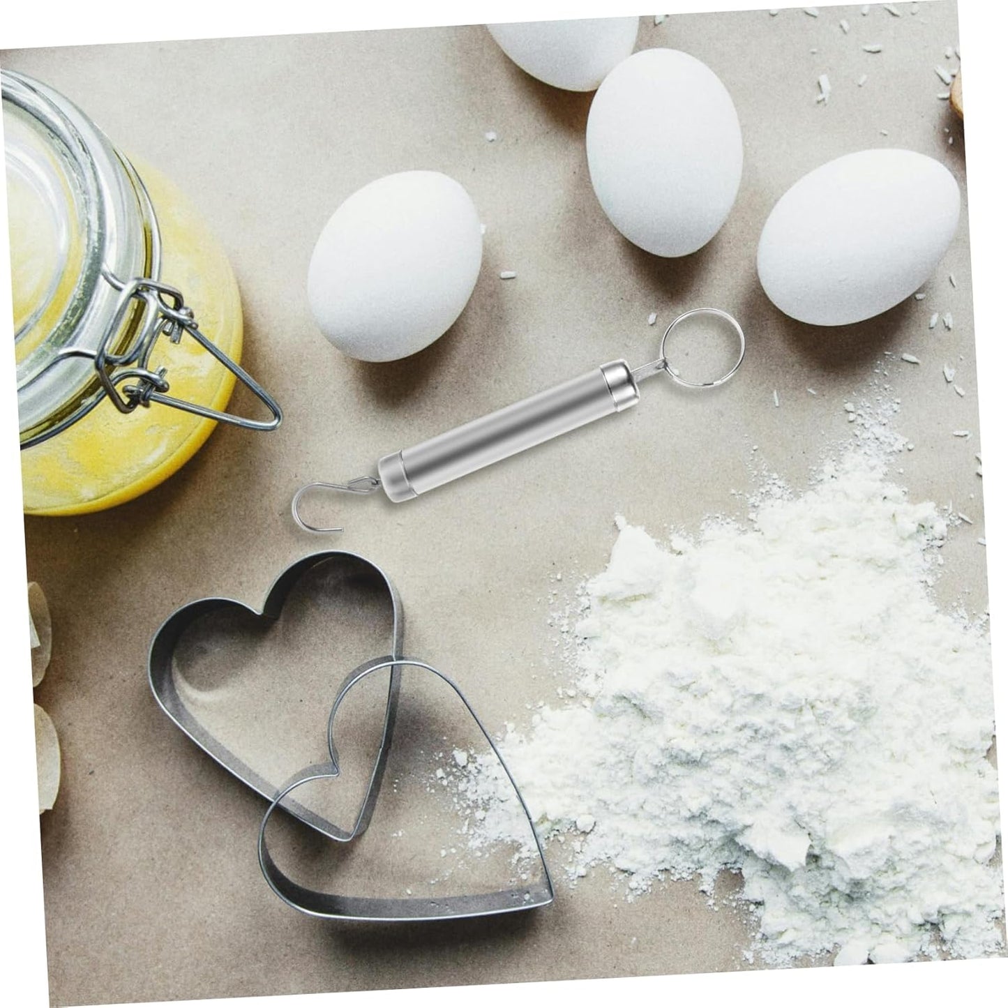 Spring Scale Hook Portable Mechanical Hanging Scale Kitchen Gram Scale for Travel Luggage Weight